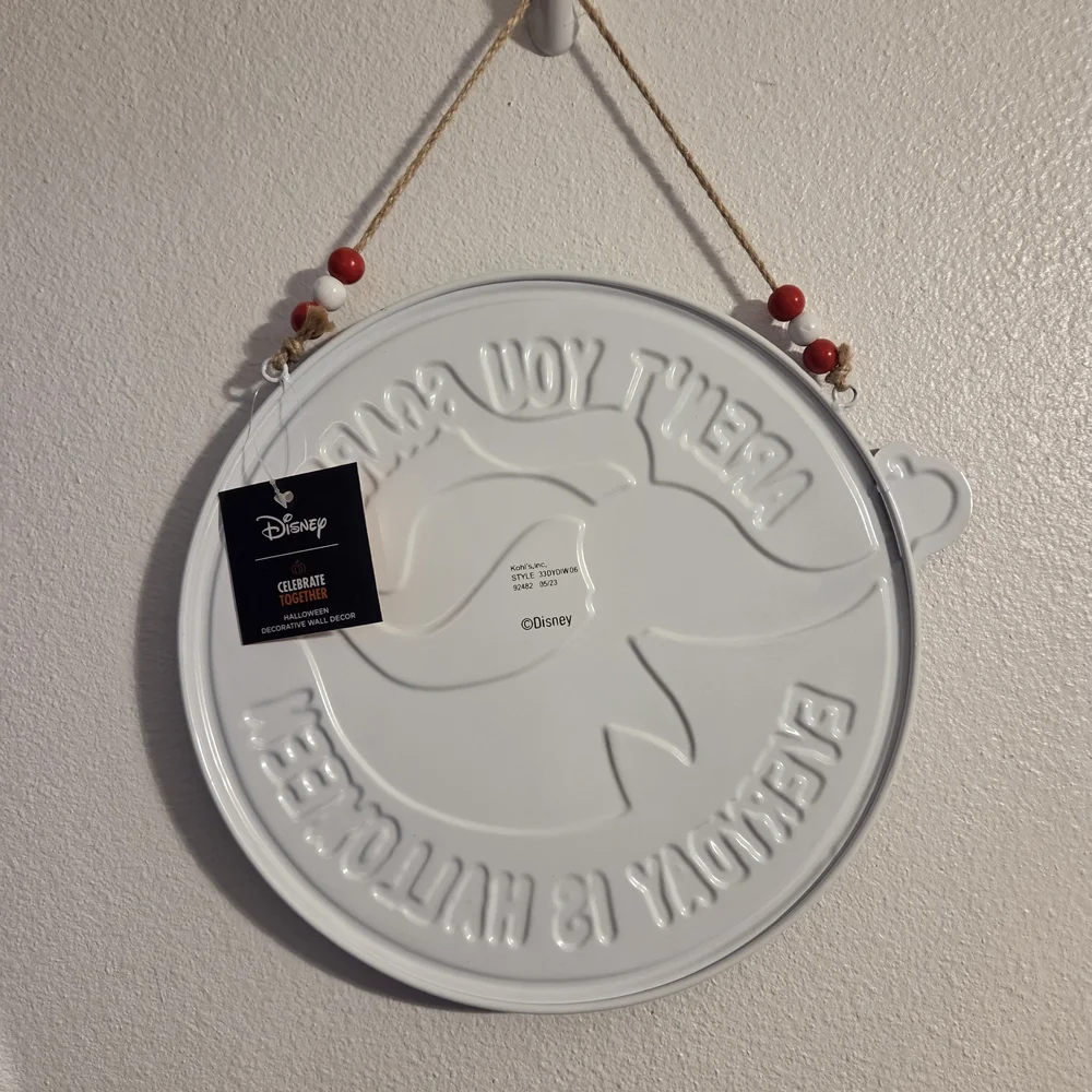 Disney The Nightmare Before Christmas' Zero Metal Sign